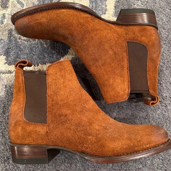 NWOT Tecovas Suede Chelsea Boot (the Chance); size 8D - Picture 2 of 3